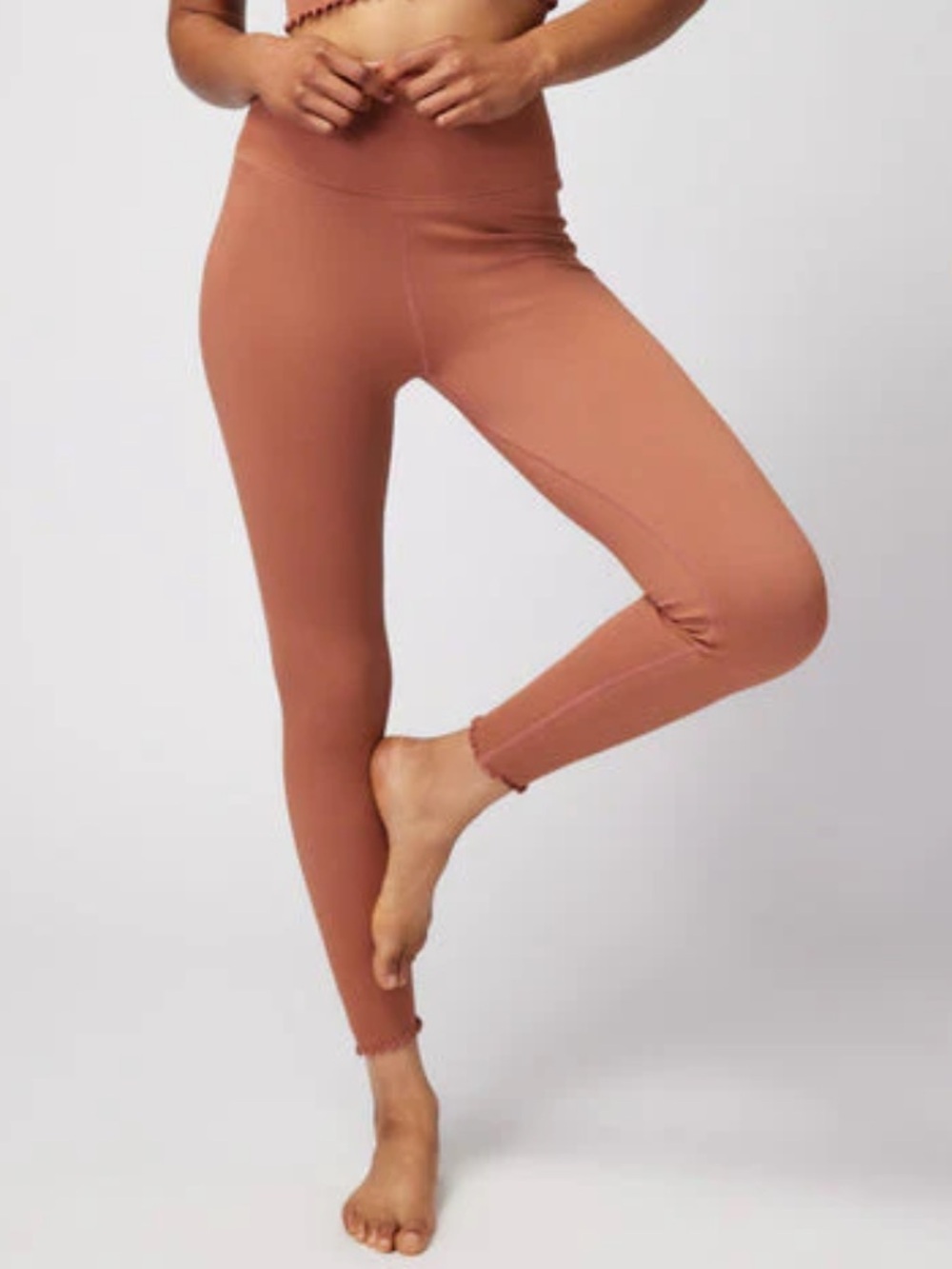 SPIRITUAL GANGSTER LOVE SCULPT LEGGING - DEEP RUST